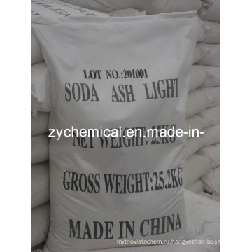 Сода кальцинированная плотная 99,2% Мин, карбонат натрия легкий, для стекольной и текстильной промышленности